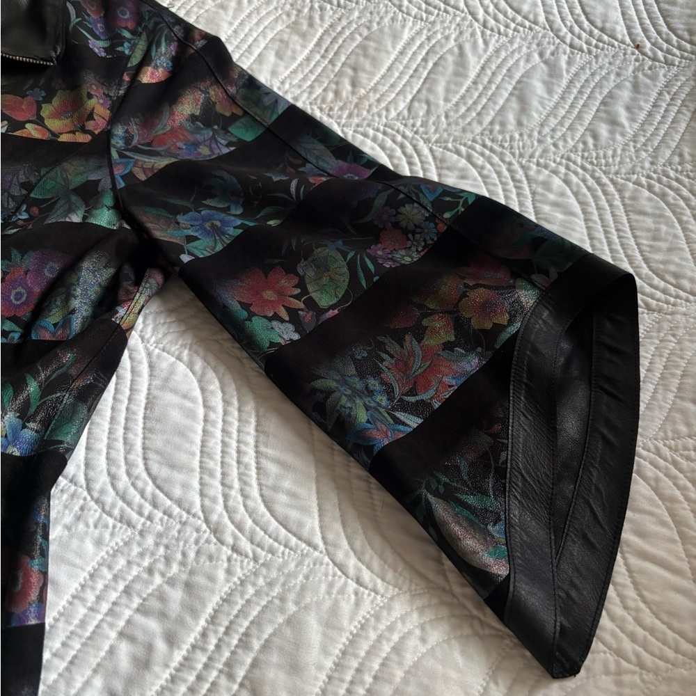 VTG 1990 Leather Club Fabio Fischer High Fashion Haute Couture Lambskin Jacket - Picture 6 of 8